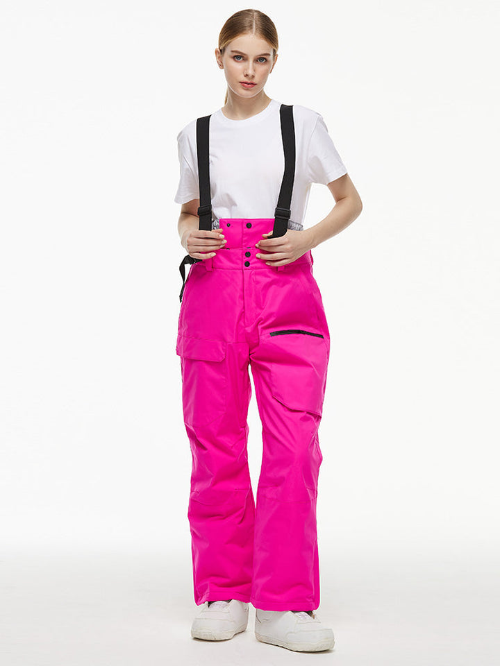 Merris | Women’s mountain bib snow pants with urban-inspired cargo shaping