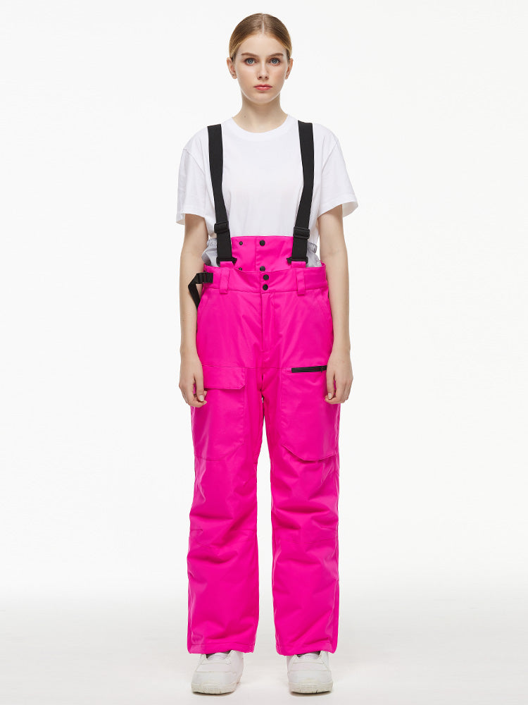 Merris | Women’s mountain bib snow pants with urban-inspired cargo shaping