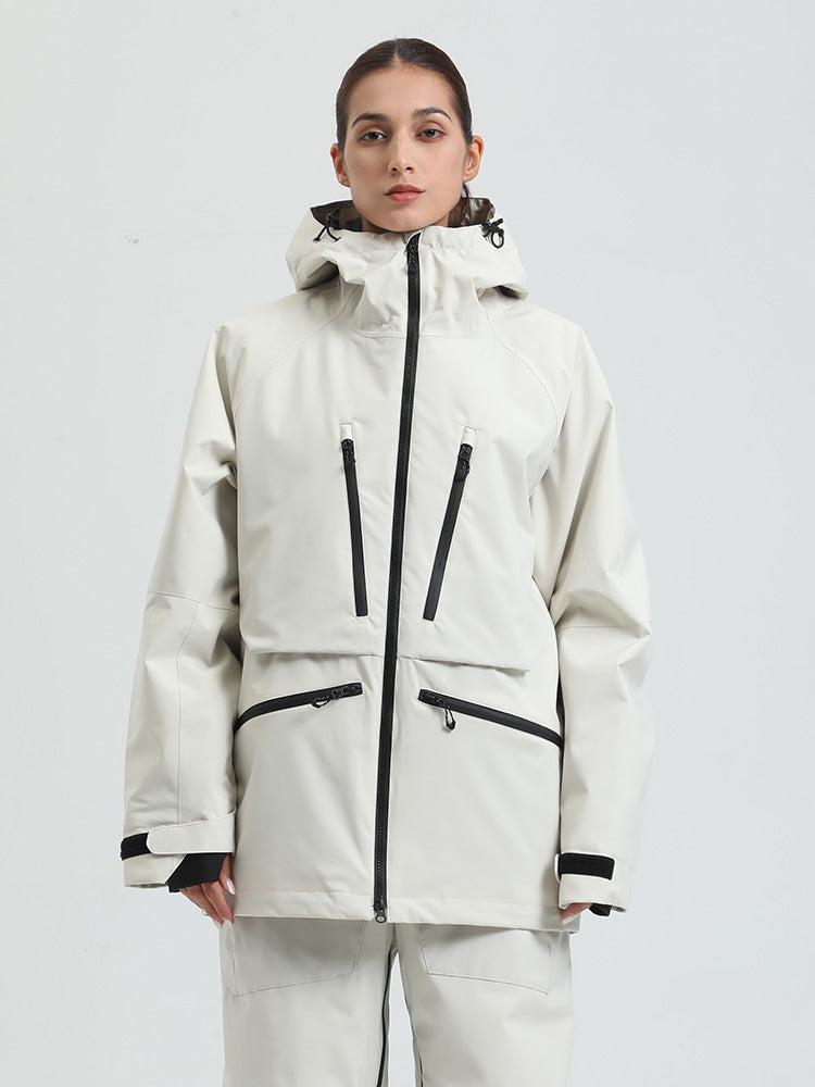 Tressa | Women’s cargo snow jacket with baggy mountain-ready shaping
