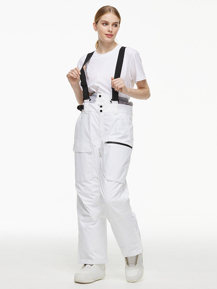 Merris | Women’s mountain bib snow pants with urban-inspired cargo shaping