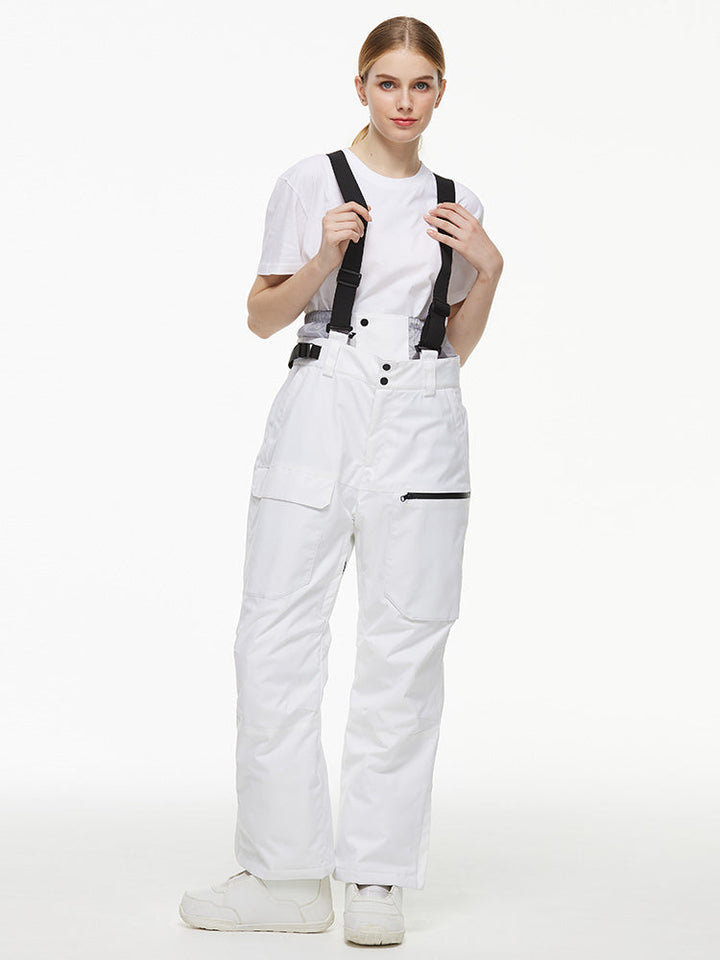 Merris | Women’s mountain bib snow pants with urban-inspired cargo shaping