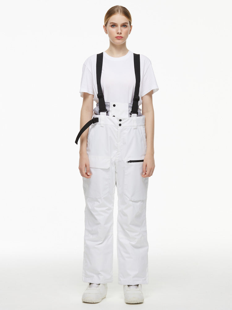 Merris | Women’s mountain bib snow pants with urban-inspired cargo shaping
