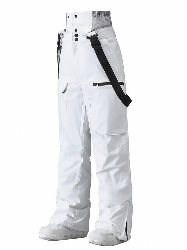 Merris | Women’s mountain bib snow pants with urban-inspired cargo shaping