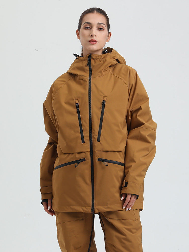 Tressa | Women’s cargo snow jacket with baggy mountain-ready shaping