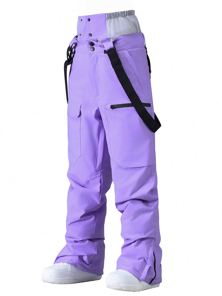 Merris | Women’s mountain bib snow pants with urban-inspired cargo shaping
