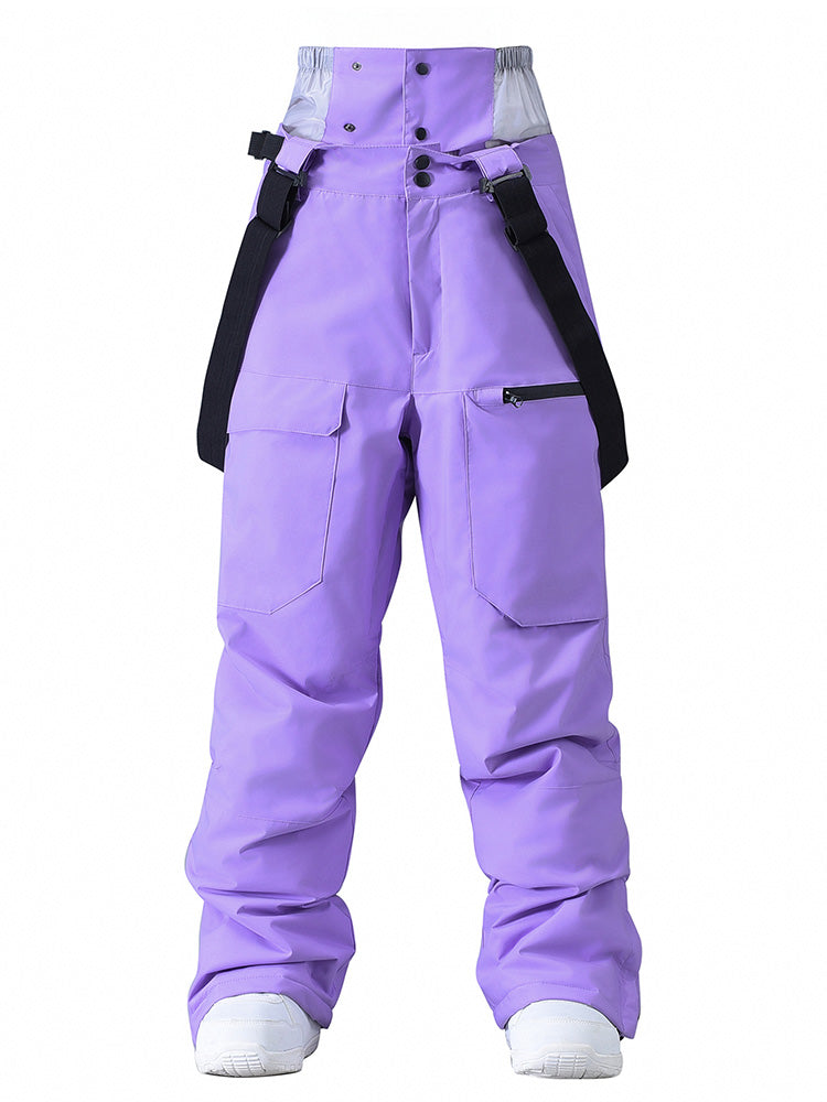 Merris | Women’s mountain bib snow pants with urban-inspired cargo shaping