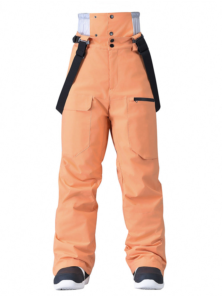 Merris | Women’s mountain bib snow pants with urban-inspired cargo shaping