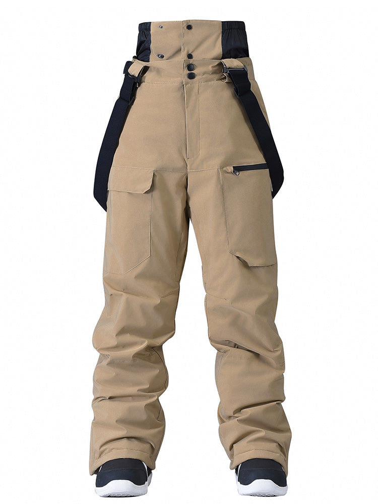 Merris | Women’s mountain bib snow pants with urban-inspired cargo shaping