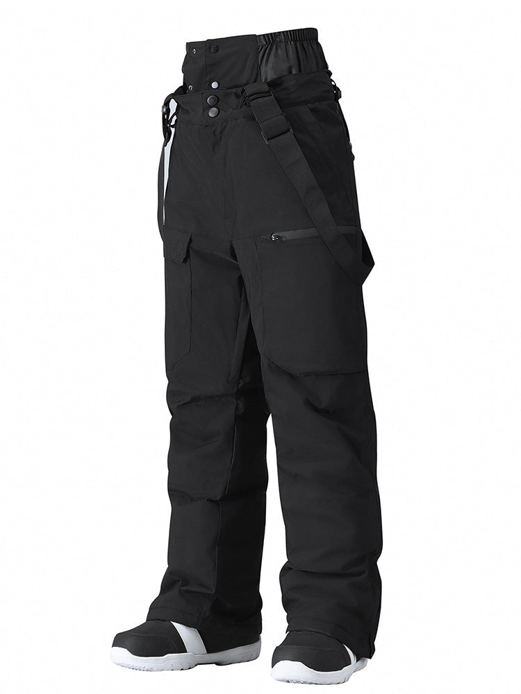 Merris | Women’s mountain bib snow pants with urban-inspired cargo shaping