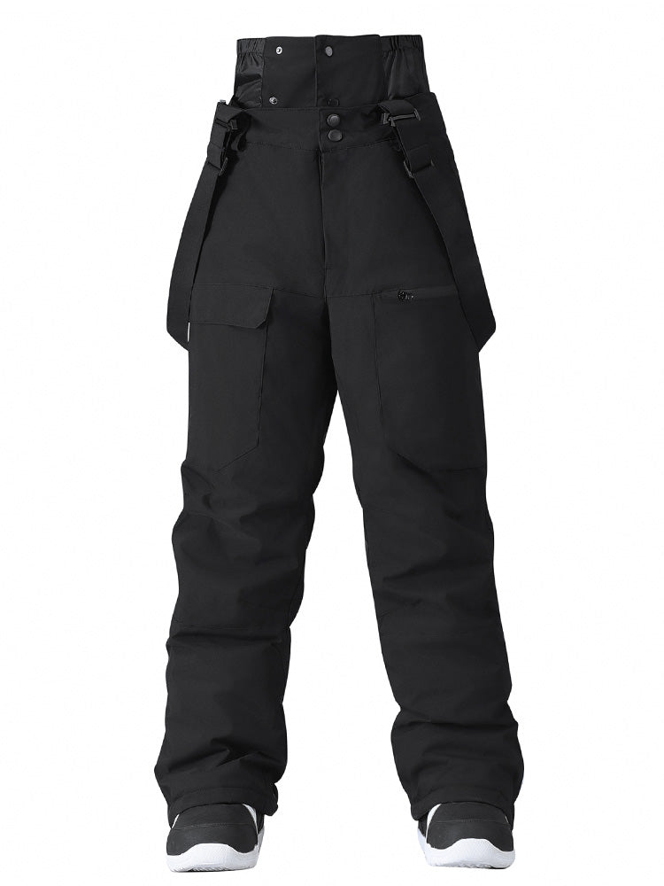 Merris | Women’s mountain bib snow pants with urban-inspired cargo shaping