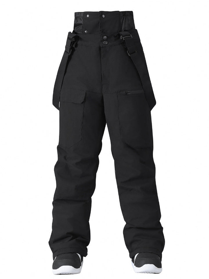 Merris | Women’s mountain bib snow pants with urban-inspired cargo shaping