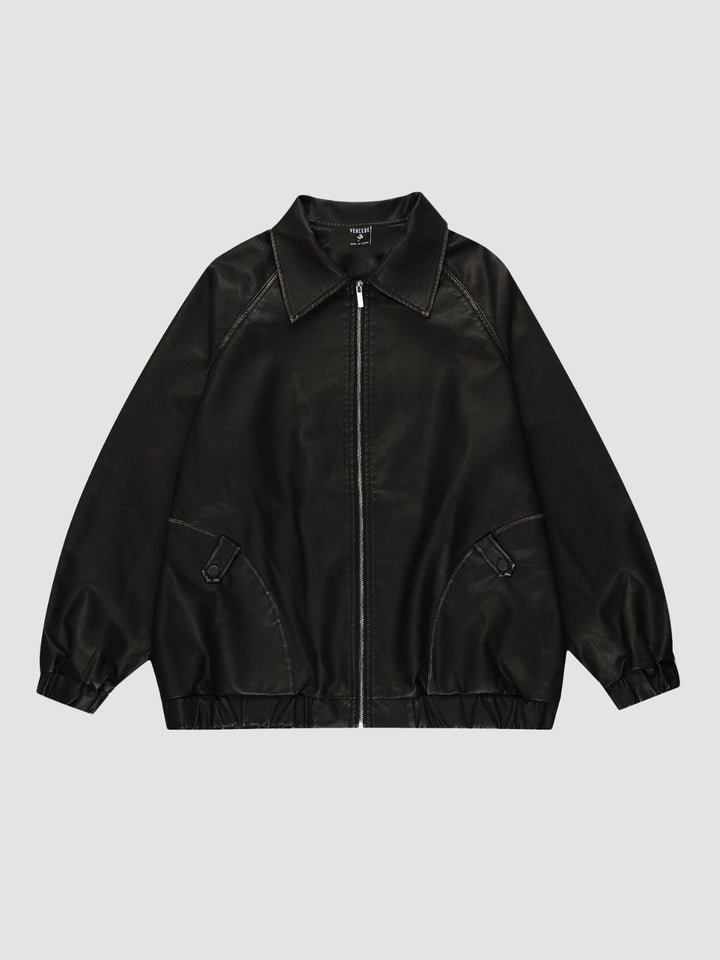 Taylor | Women's oversized leather jacket