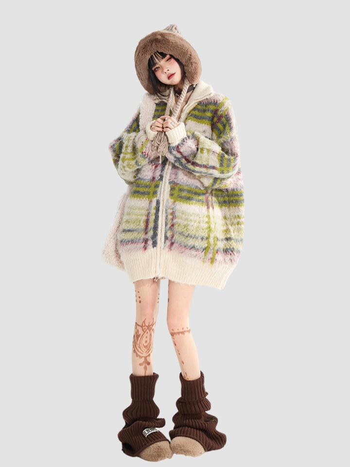 Anastasia | Women's striped collar cardigan