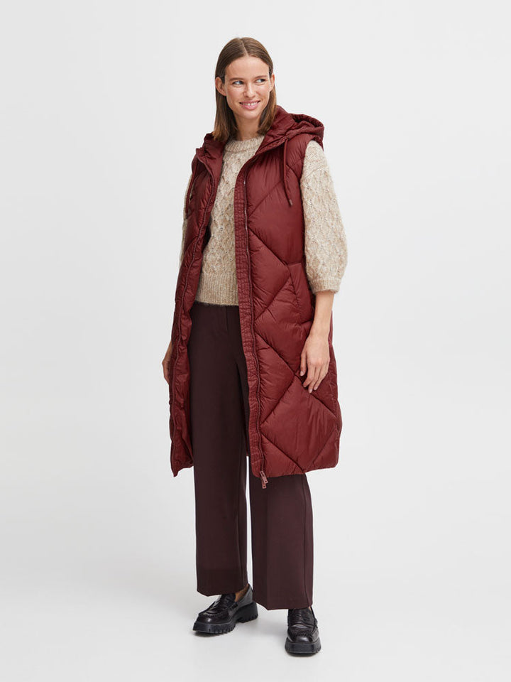 Haidee | Women’s long quilted vest