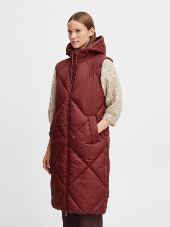 Haidee | Women’s long quilted vest