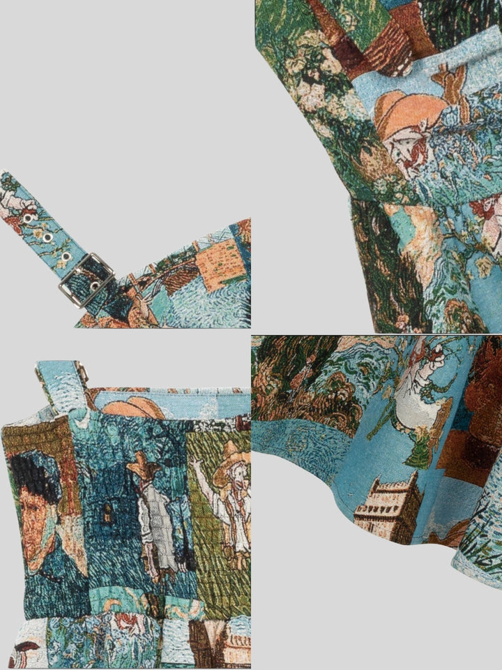 Wendy | Women's jacquard printed dress