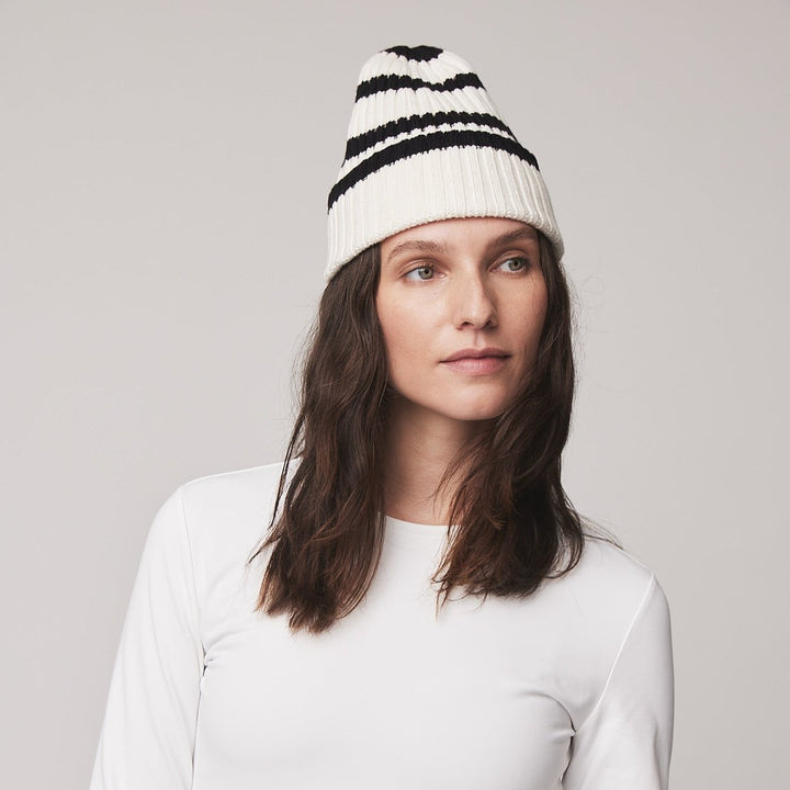 Jesara | Women’s striped rib beanie