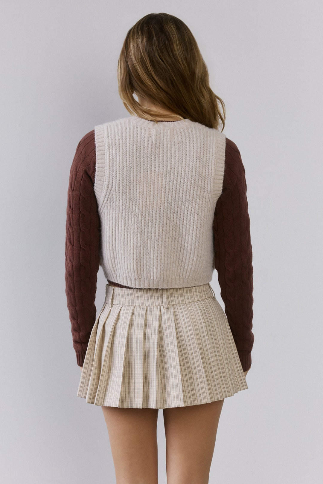 Clara | Women’s knit vest with button-front design