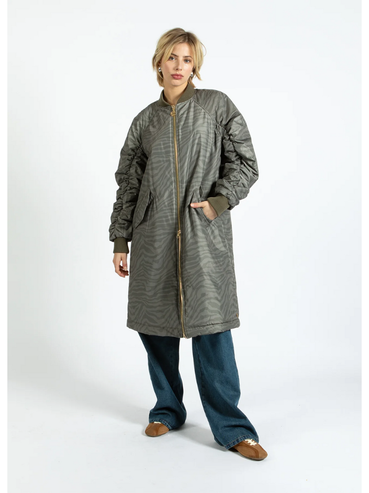 Anastasha | Women’s zebra print bomber jacket