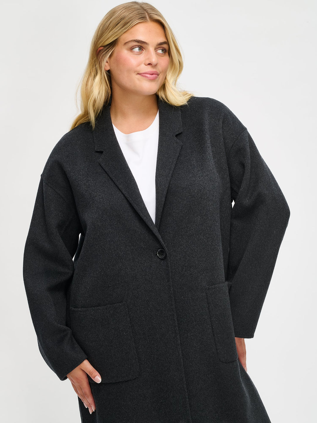Sharmaine | Women’s classic wool blend overcoat