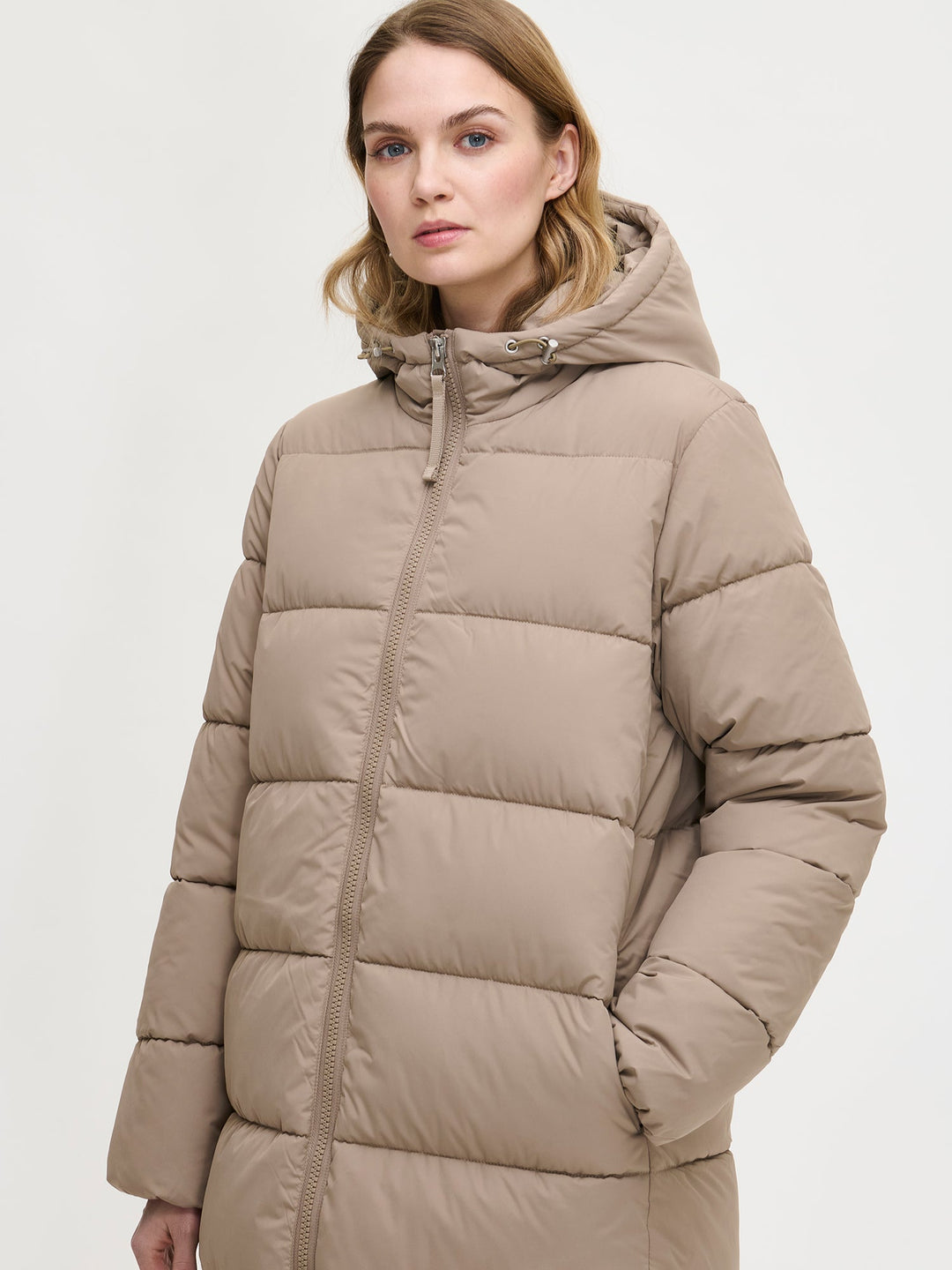 Briella | Women’s long padded hooded coat