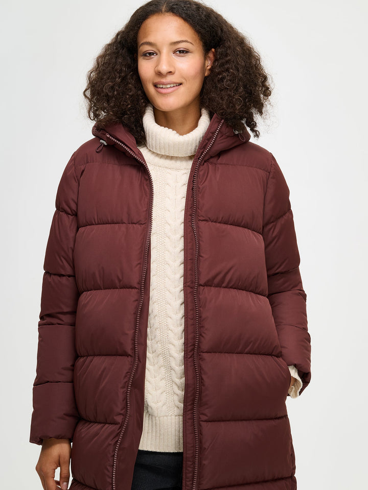 Tiana | Women’s long hooded puffer coat
