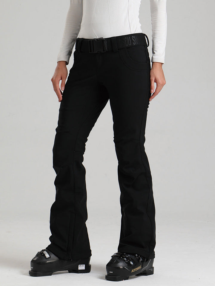 Farin | Women’s flare ski pants with slim shaping and alpine-inspired detailing