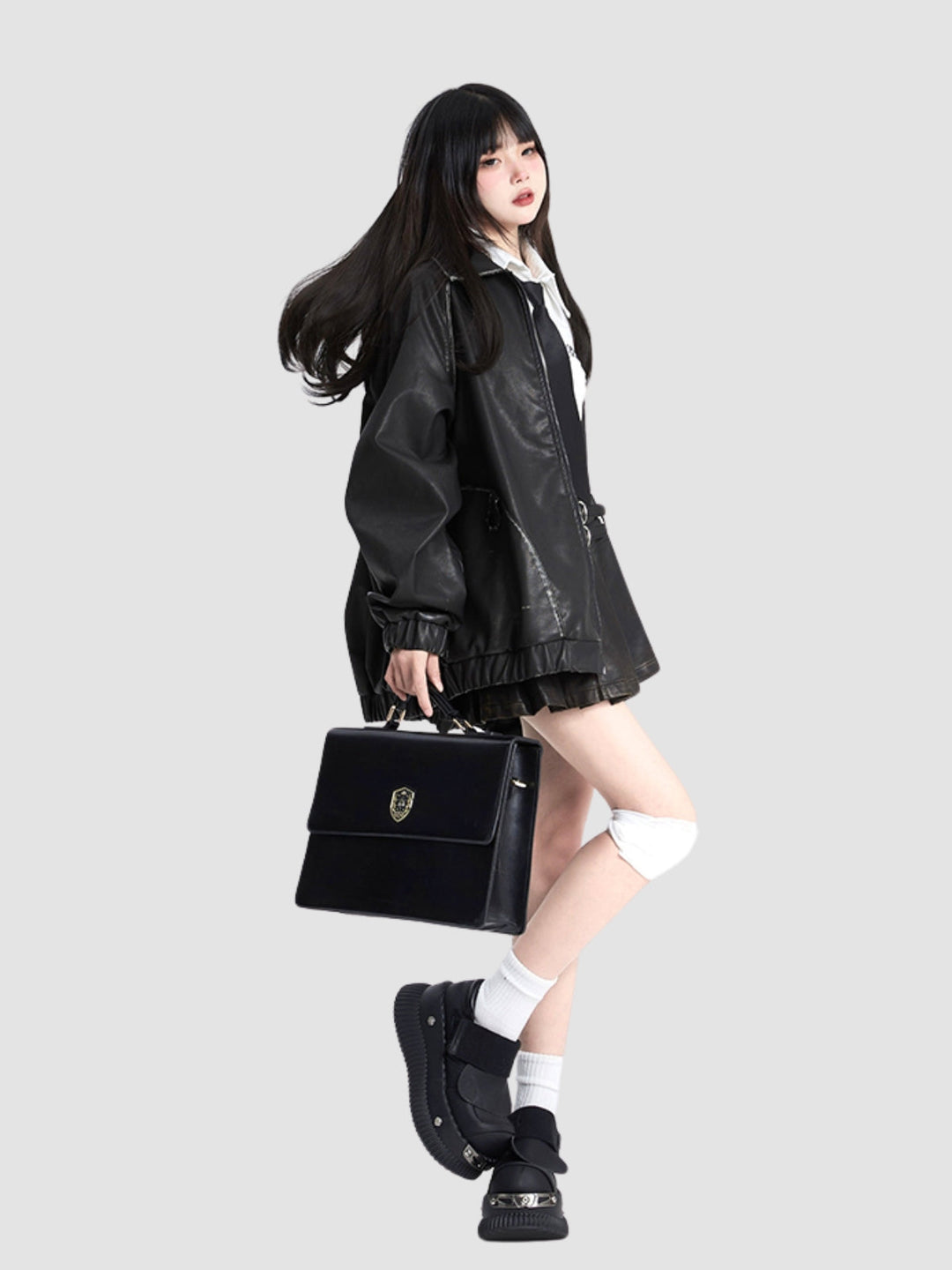 Taylor | Women's oversized leather jacket