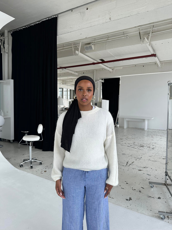 Blair | Women’s oversized knit with balloon sleeve design