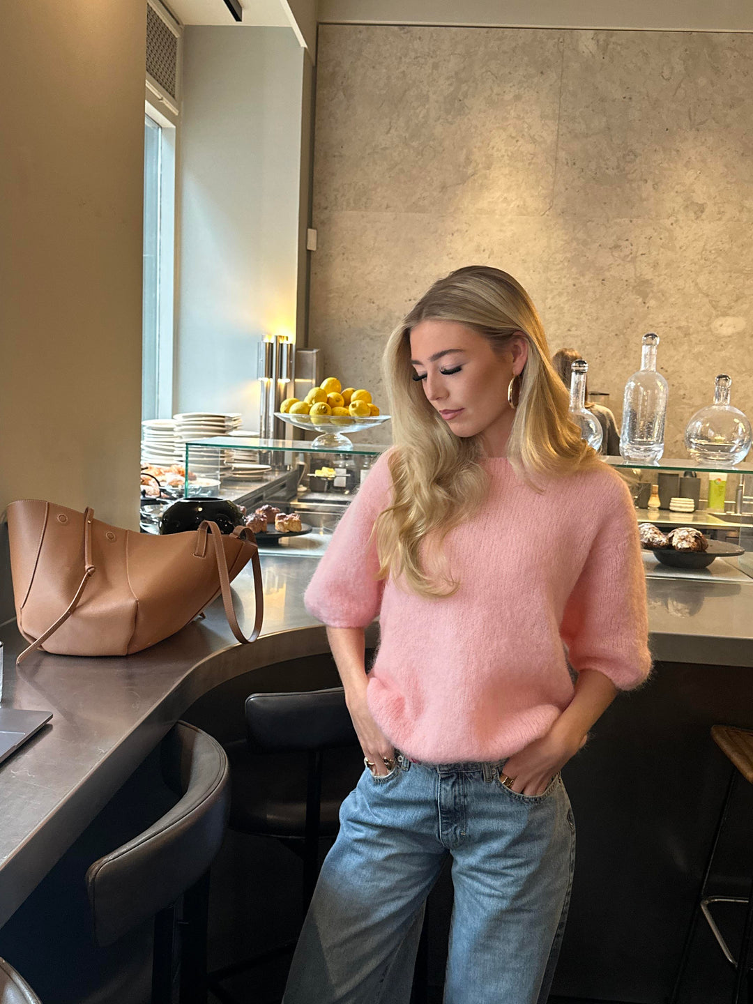 Faye | Women’s knit sweater with t-shirt fit design