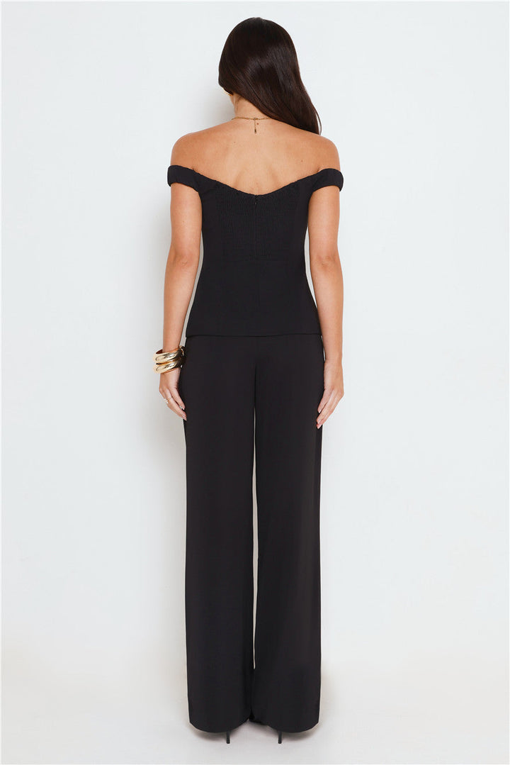 Savannah | Women’s high-waist wide-leg trousers with pleated front