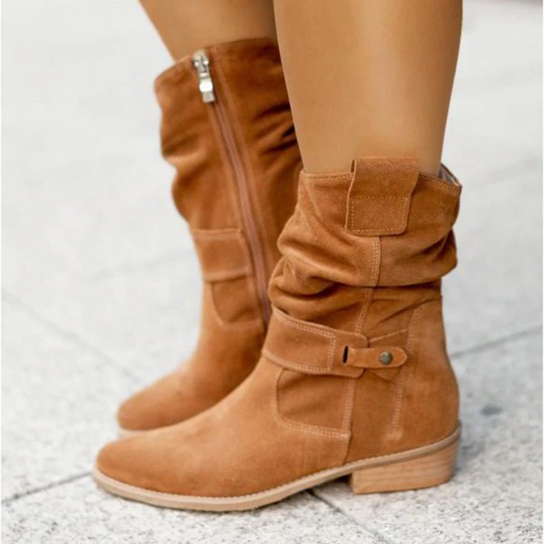 Ainsley | Women's suede slouch summer boots