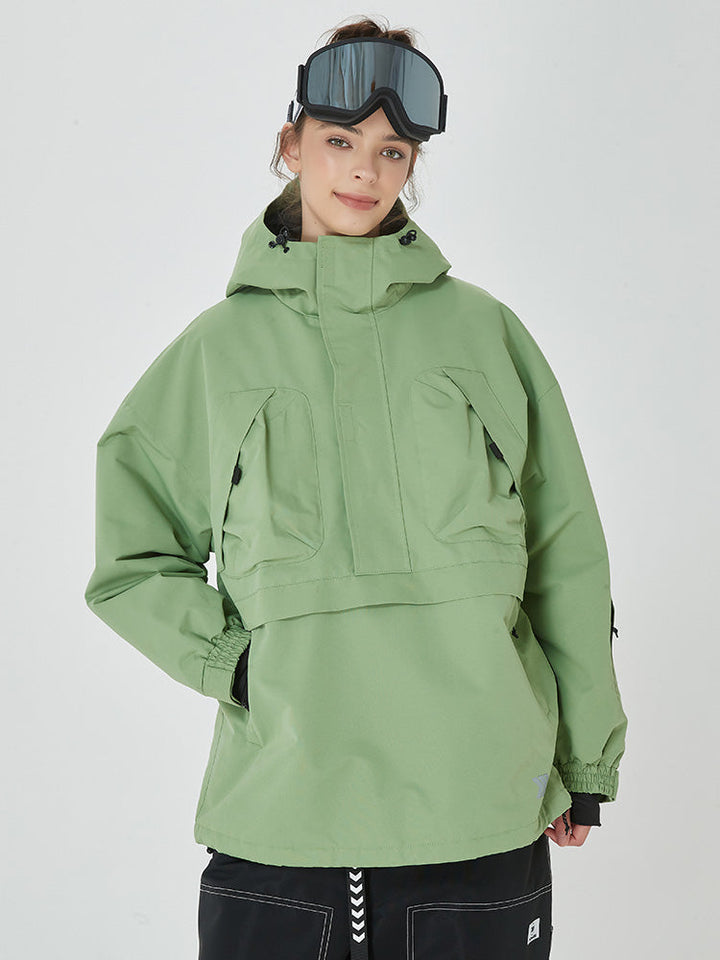 Serenza | Women’s baggy mountain anorak jacket with a relaxed freeride silhouette
