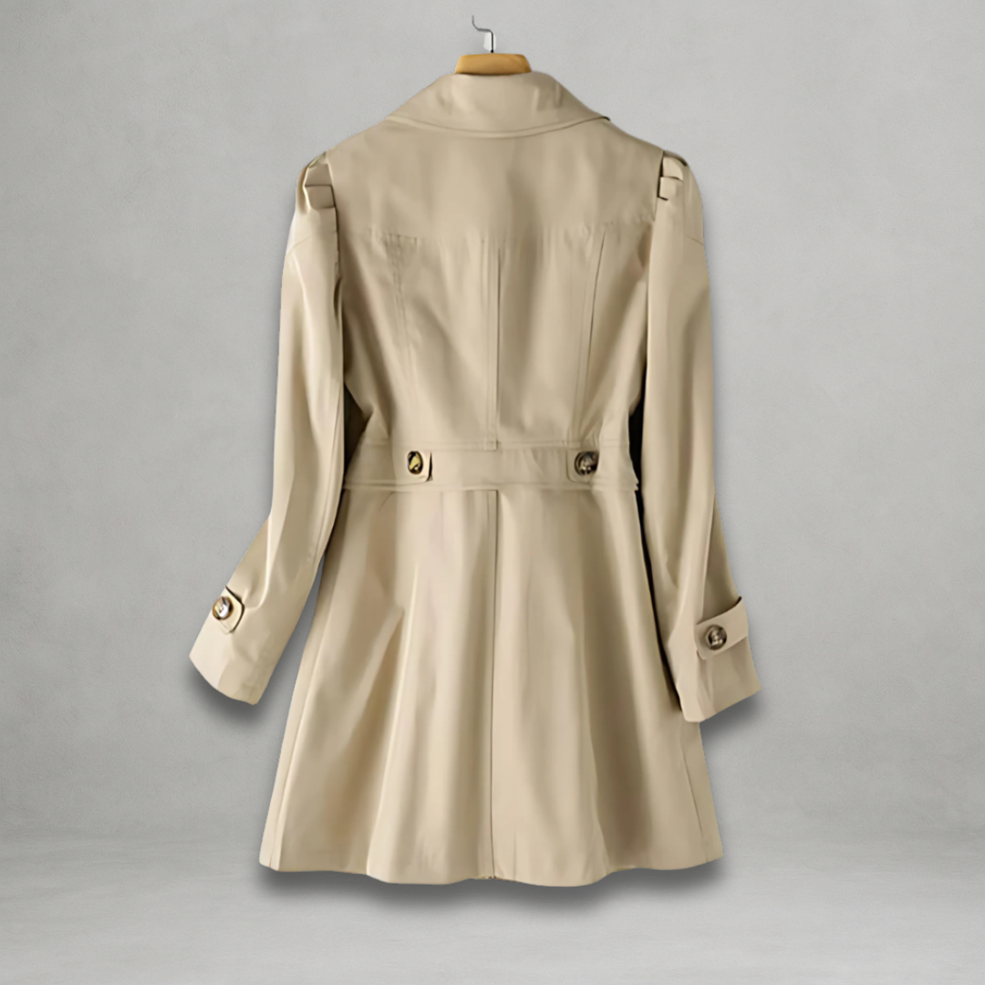 Rowena | Women’s cotton-linen blend trench coat