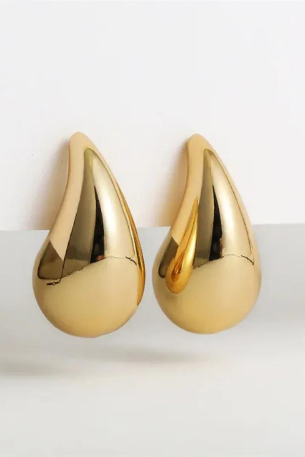 Olivia | Women's raindrop minimalist everyday earrings