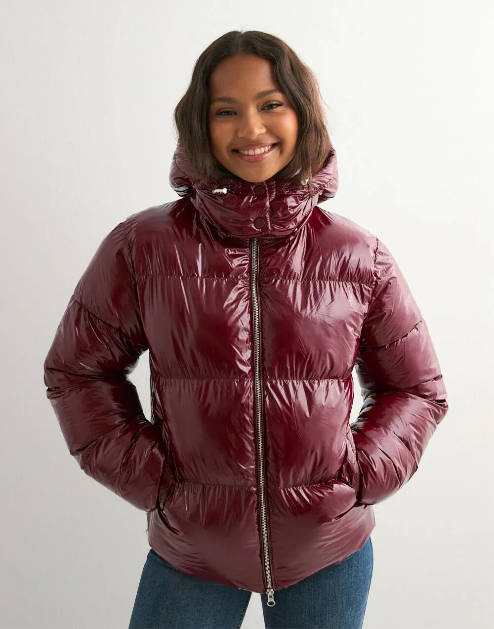 Jazmin | Women’s glossy padded puffer jacket