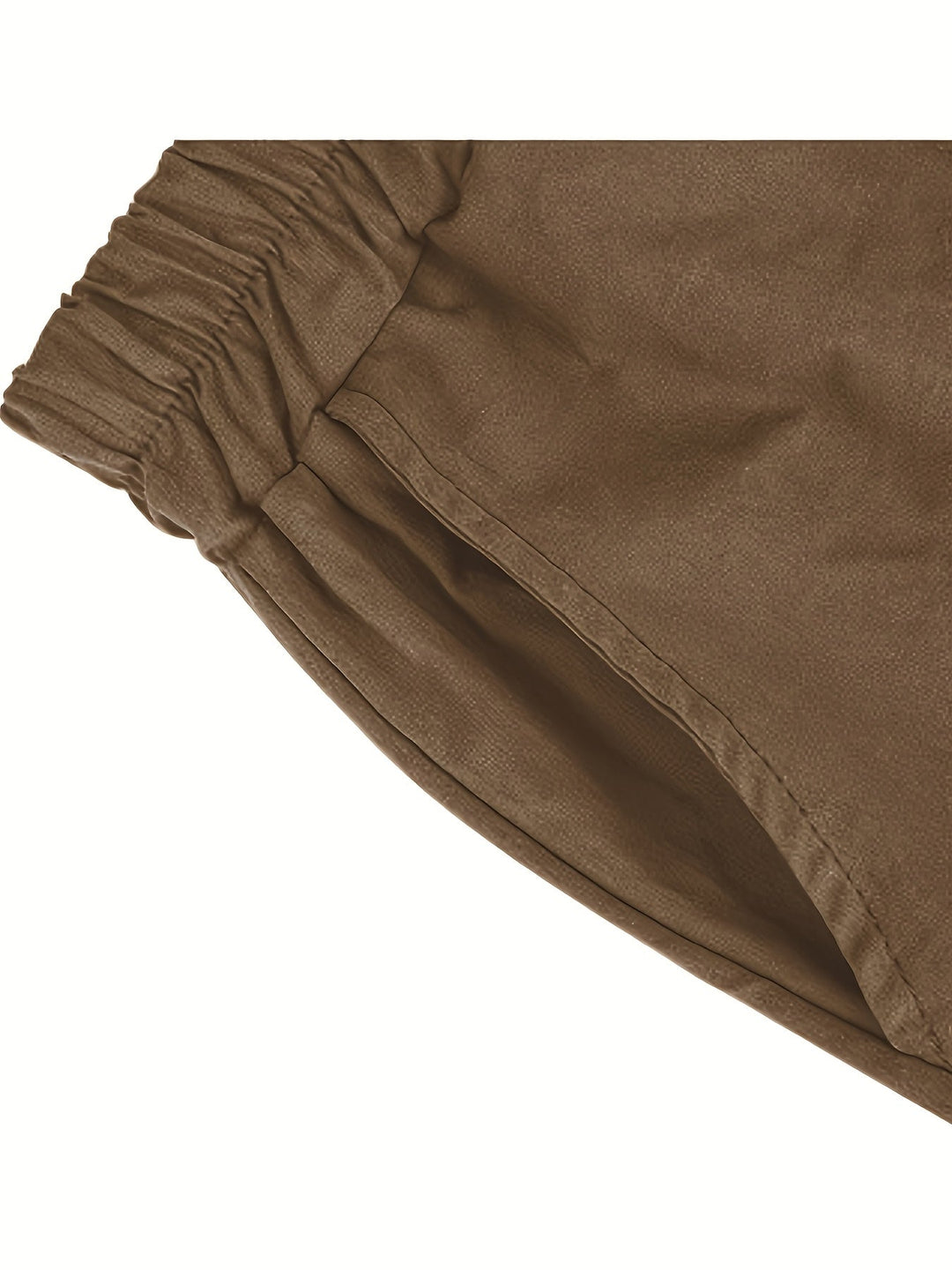 Alia | Wide-leg linen shorts with stretch waistband
