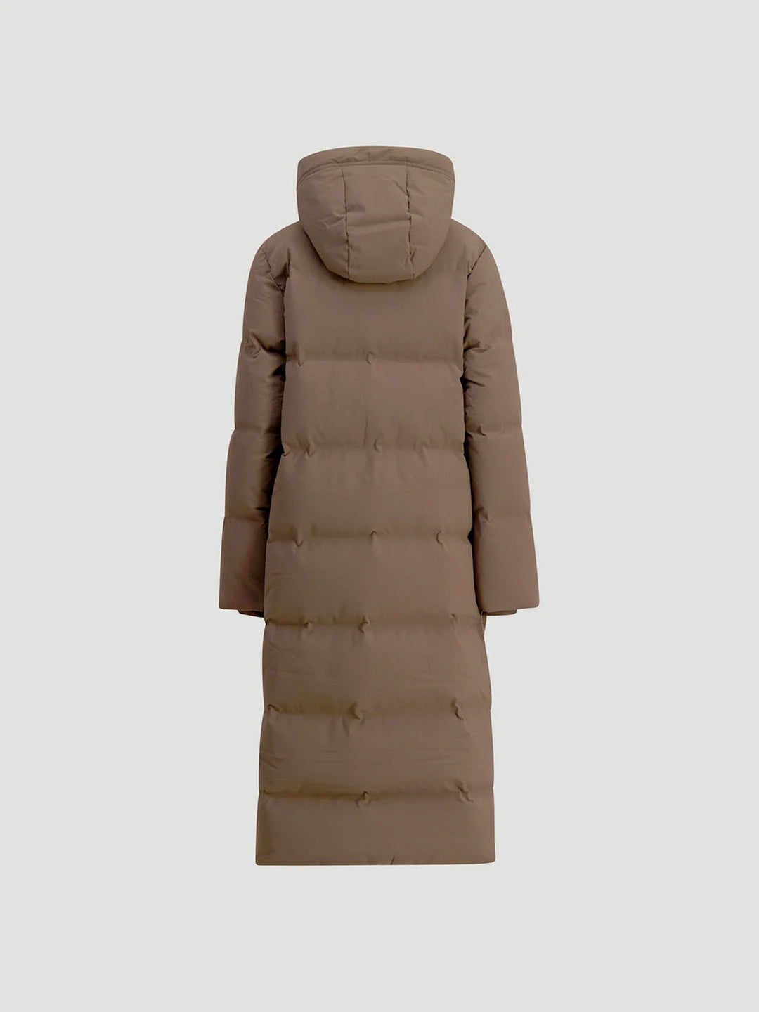 Dalynn | Women’s long hooded winter coat with a refined midi-length silhouette