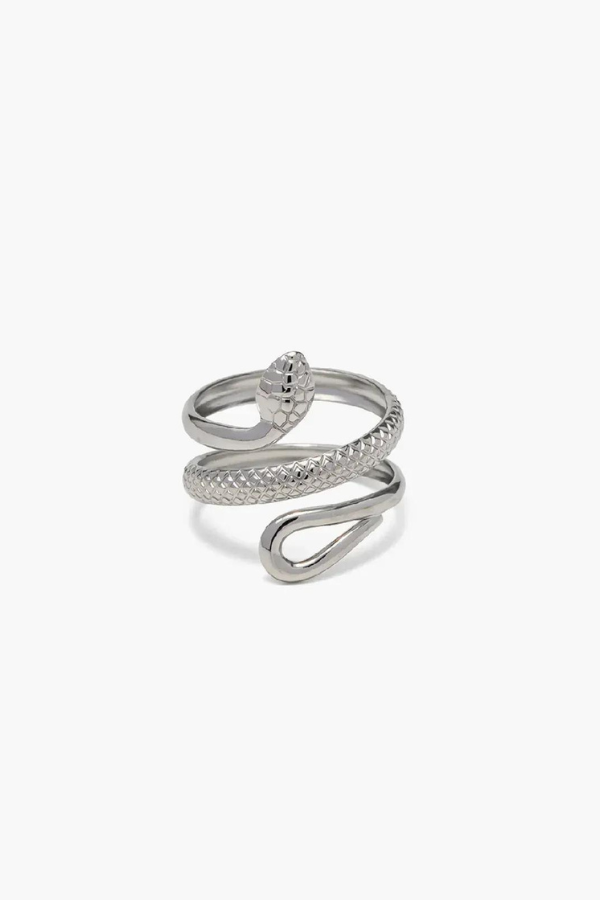 Dakota | Women's statement ring with sculpted snake