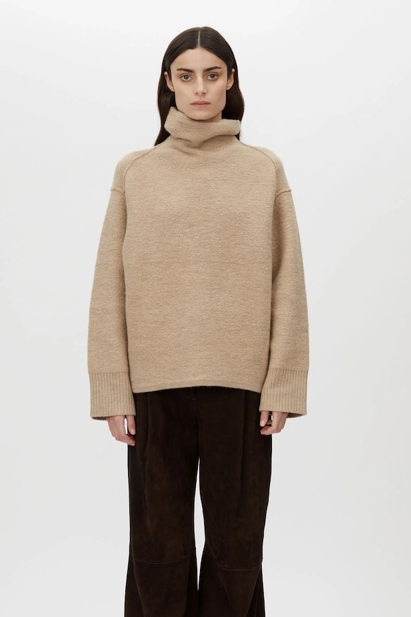 Tabitha | Women’s knit funnel neck sweater