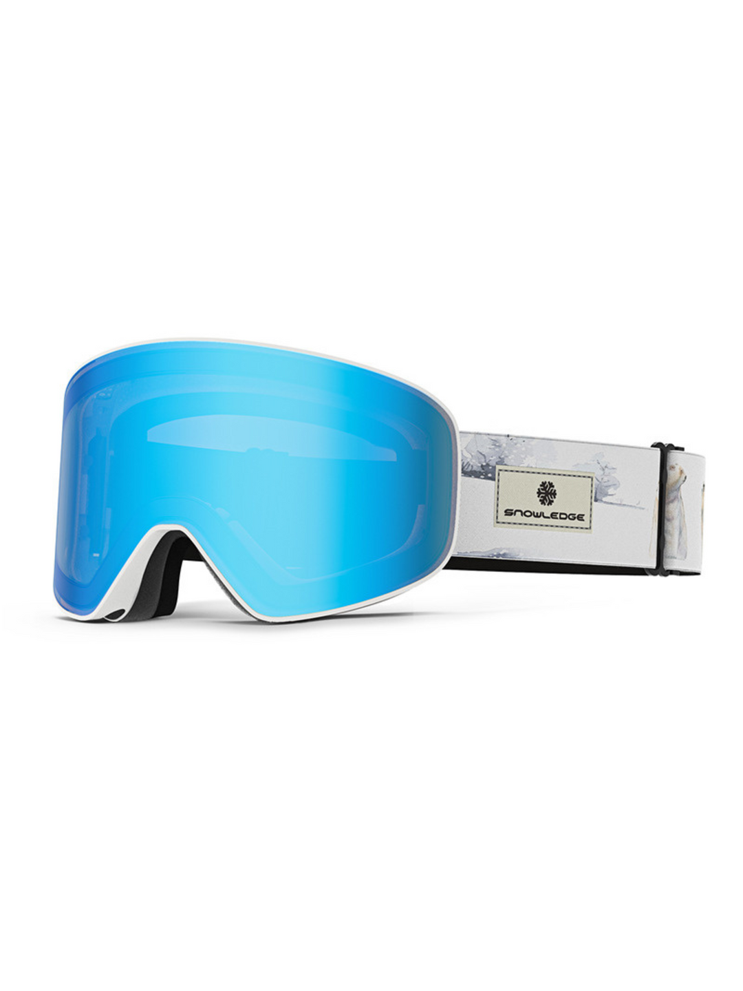 Meira | Women’s high-performance frameless ski goggles with magnetic lens system