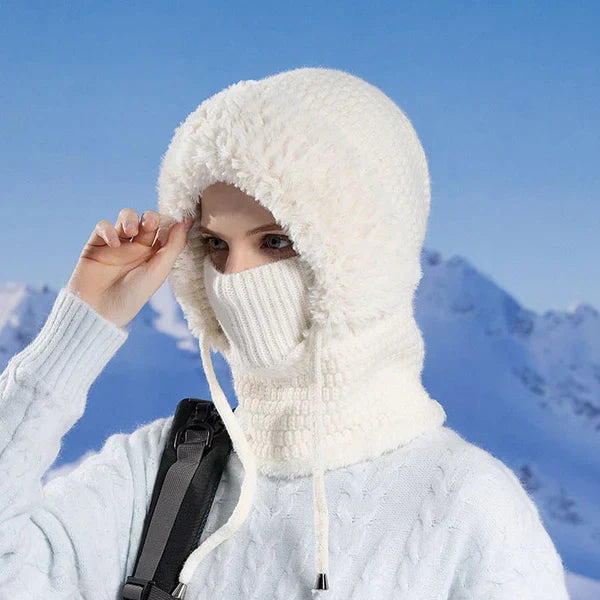 Rilaya | Women’s 3-in-1 knit balaclava with a smooth, full-coverage silhouette
