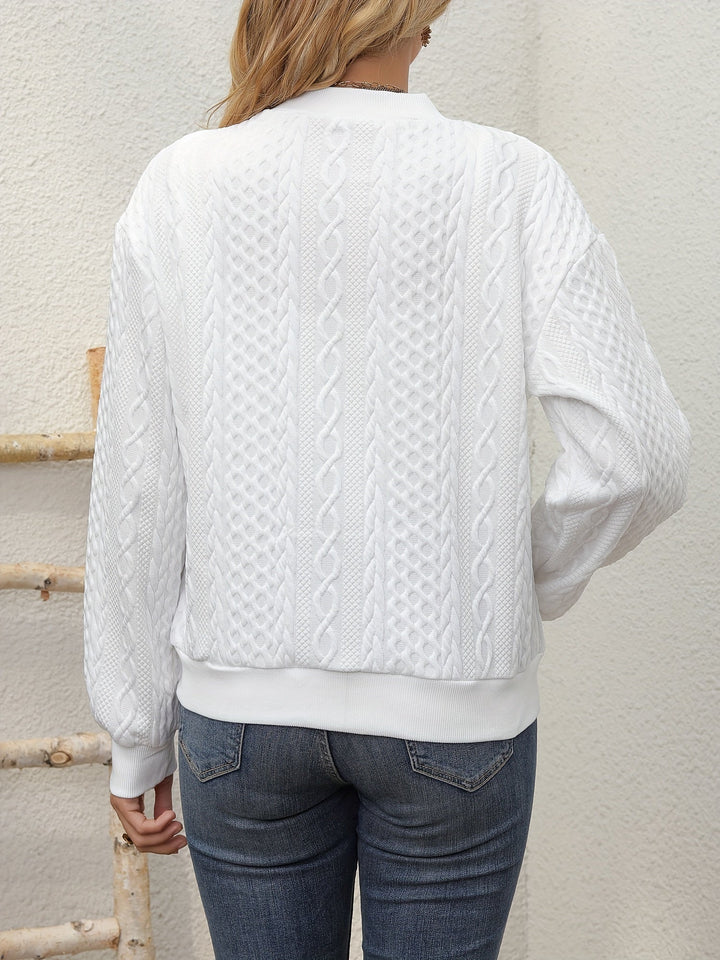 Lyka | Elegant casual baseball collar cardigan