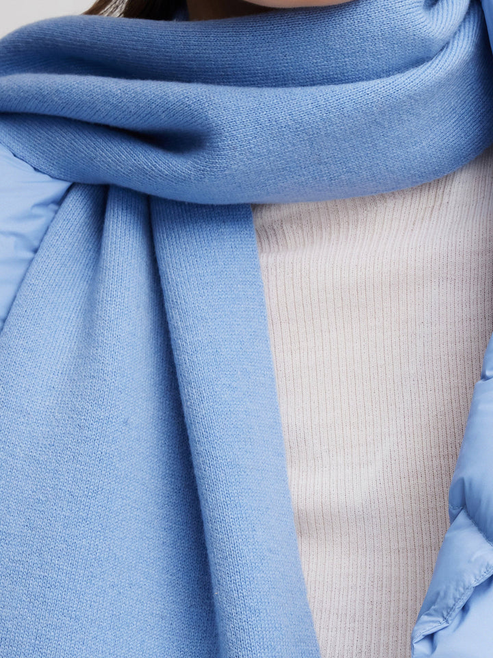 Delyn | Women’s Fair Isle patterned scarf with a soft textured fringe