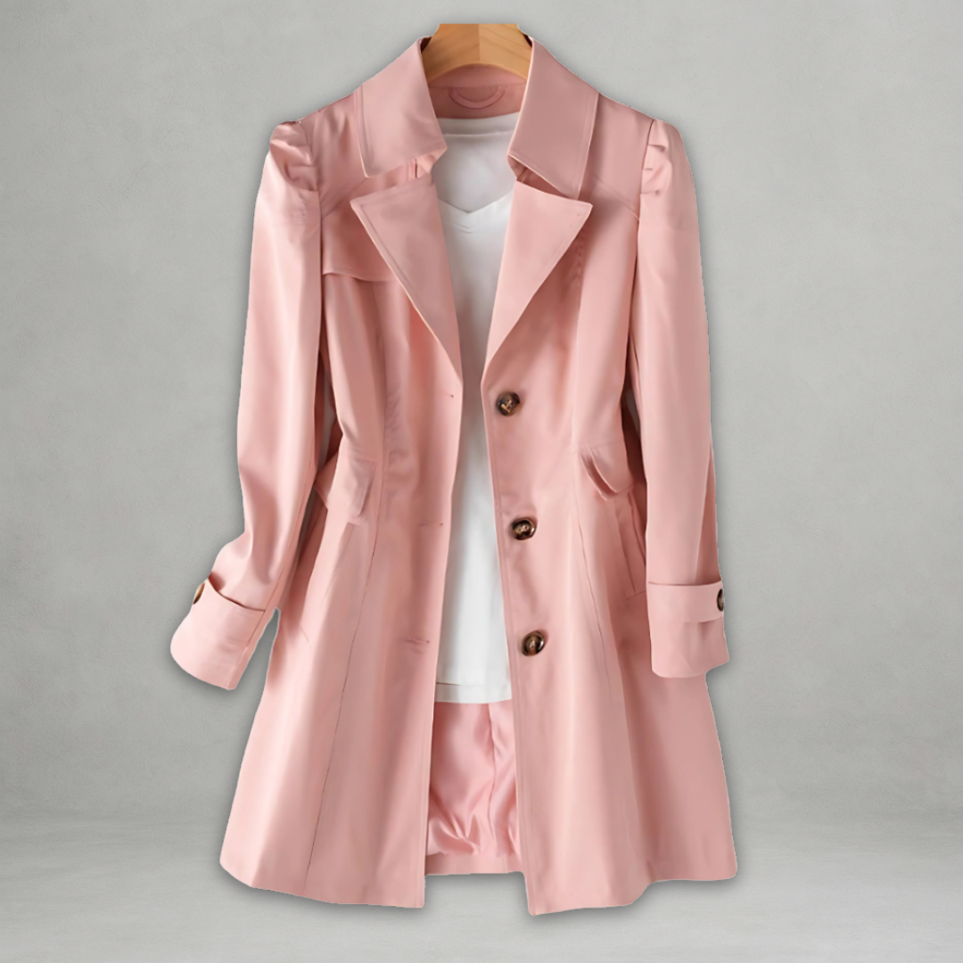 Rowena | Women’s cotton-linen blend trench coat
