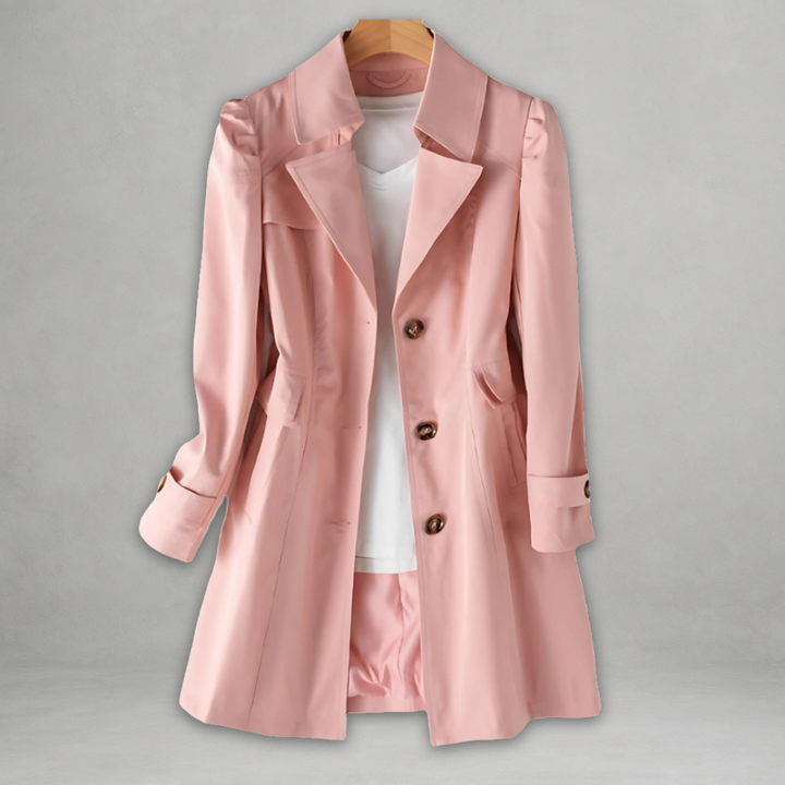 Rowena | Women’s cotton-linen blend trench coat