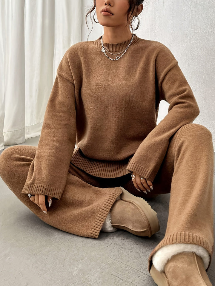 Iris | Women’s rib knit outfit set with flattering fit and modern style