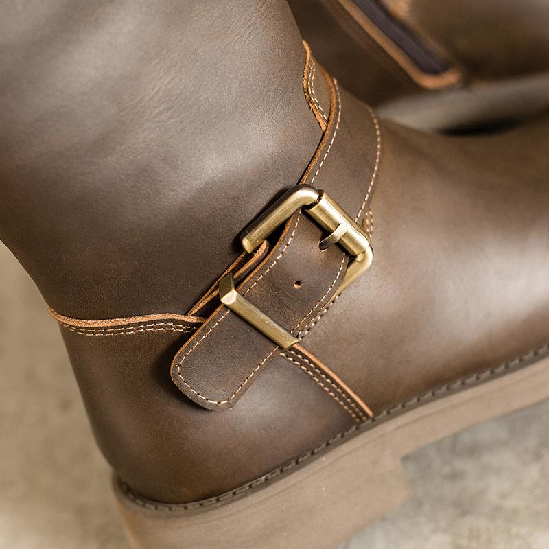 Luna | Women's knee-high western boots with retro edge