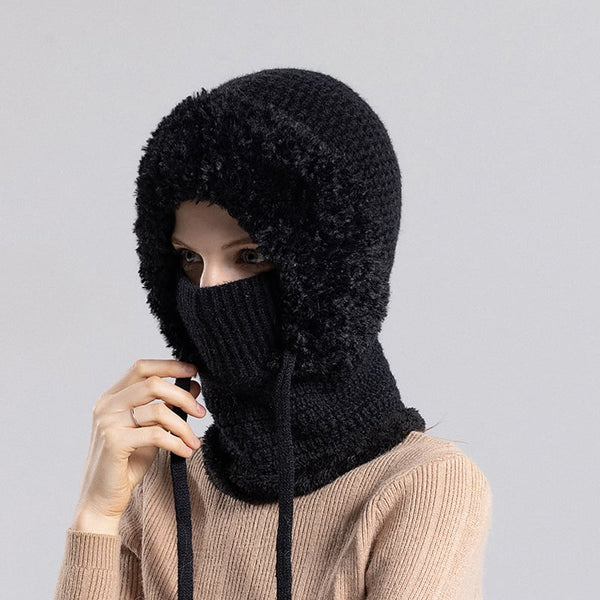Rilaya | Women’s 3-in-1 knit balaclava with a smooth, full-coverage silhouette