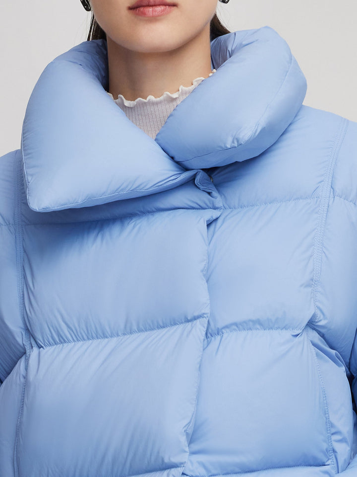 Carryn | Women’s lightweight winter jacket with an oversized convertible collar